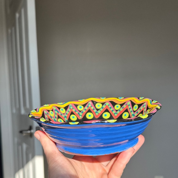Handmade Art Pottery Bowl by Lynda Feman